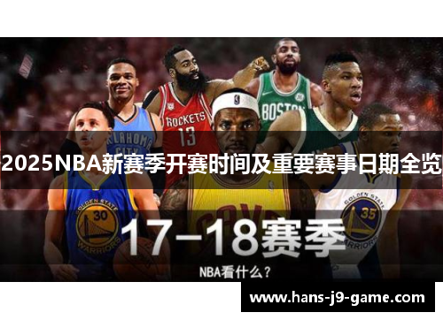 2025NBA新赛季开赛时间及重要赛事日期全览